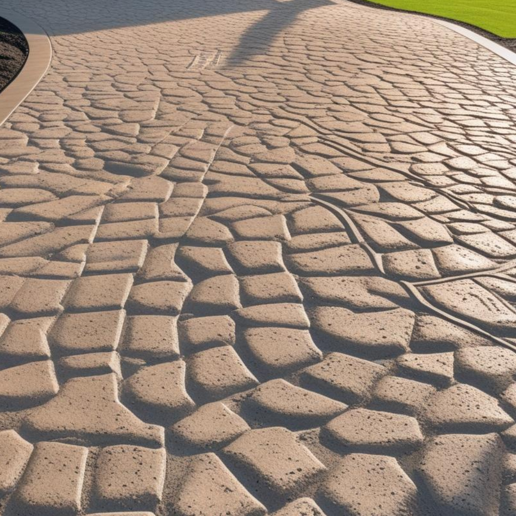 Imprinted Concrete Driveway Services by Hollywell driveway company