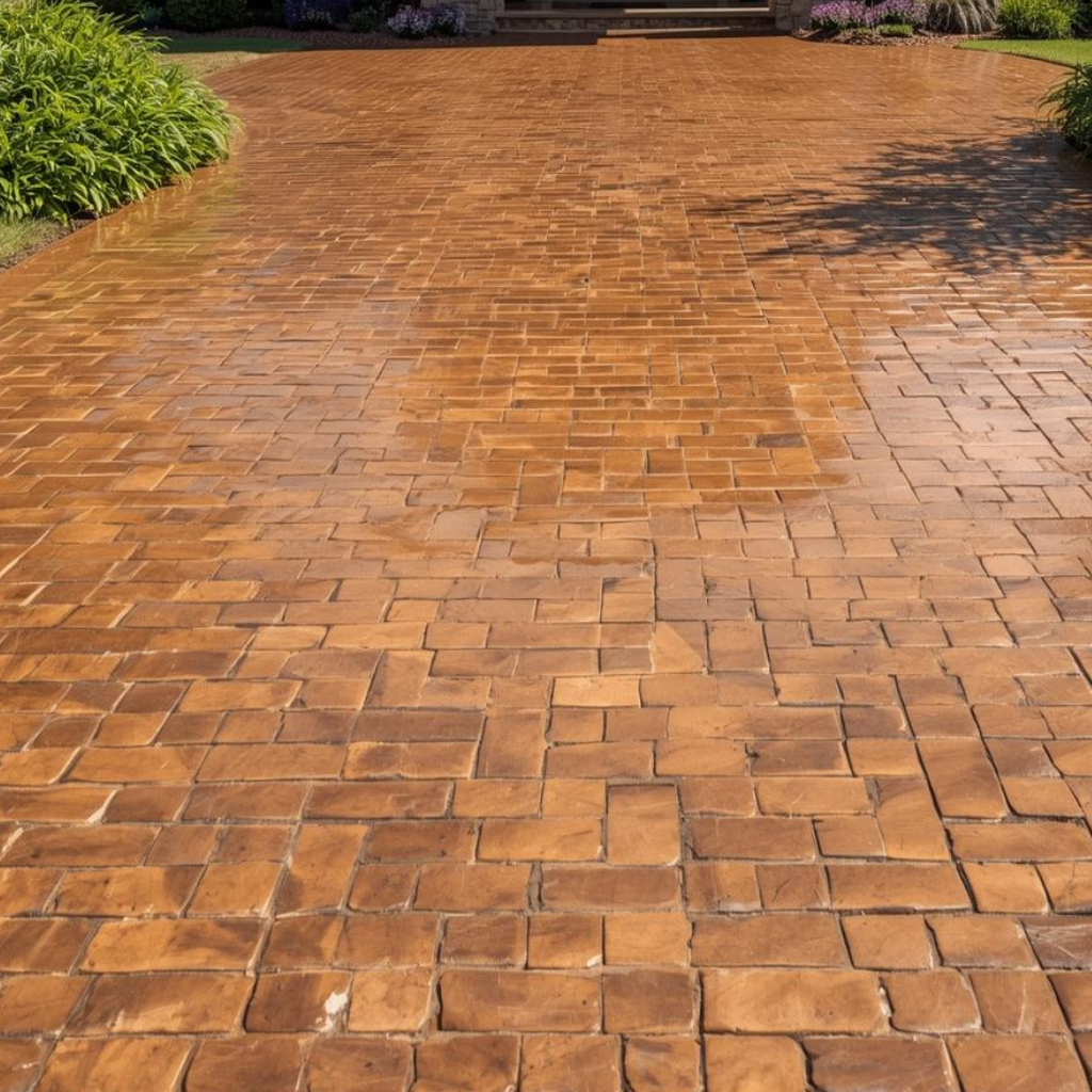 Imprinted Concrete Driveway Solutions by Hollywell driveway company