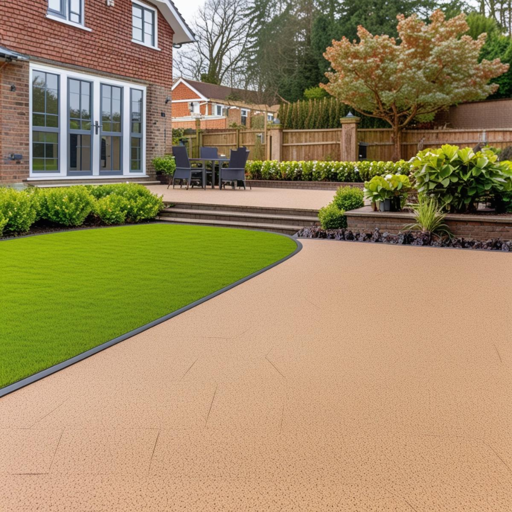 New Resin Paving in Hollywell